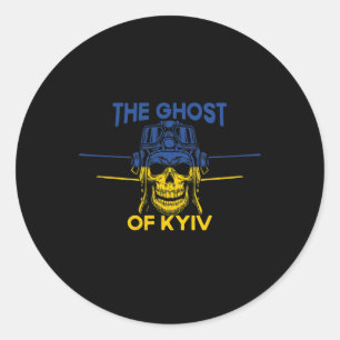 The Ghost Of Kyiv Support Ukraine Shirt #nowar Sta Classic Round Sticker