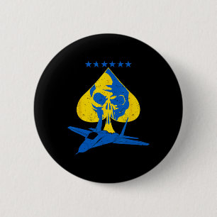 The Ghost Of Kyivkiev Ukraine Ace Fighter Pilot 2 Inch Round Button