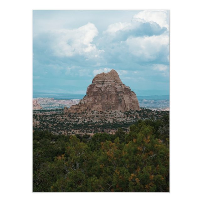 The Ghost Rock along interstate 70 in Utah Photo Print (Front)