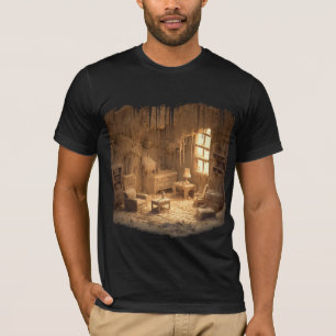 The Ghosted Room — Gothic Wearable Art T-Shirt