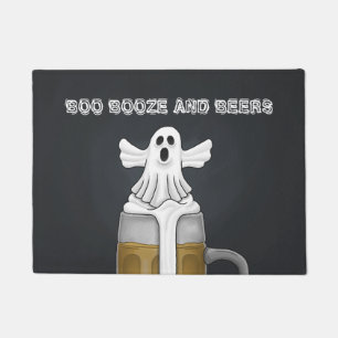 The Ghosts Boo Booze and Beers Doormat
