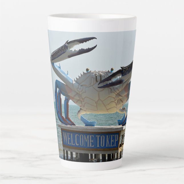 The Giant Crab: Guardian of the Coasts of Kep Latte Mug (Front)