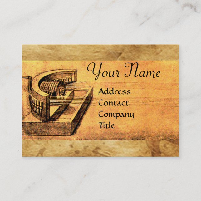 THE GIANT CROSSBOW AND MACHINE FOR MAKING ROPES BUSINESS CARD (Front)