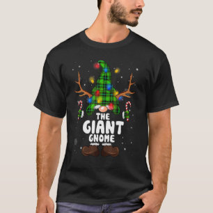 The Giant Gnome Reindeer Christmas Lights Pajama F T-Shirt