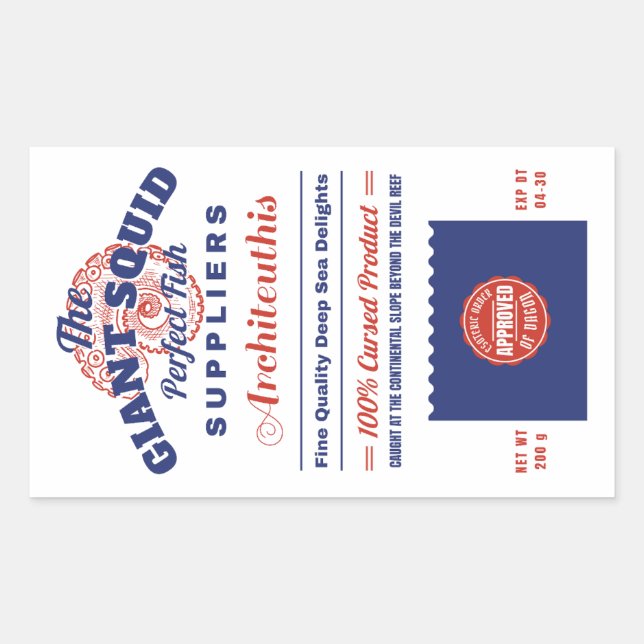 The Giant Squid Fishery Innsmouth Sticker (Front)