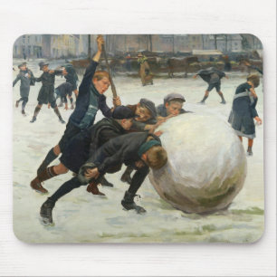 The Giantest Snowball, 1903 Mouse Pad