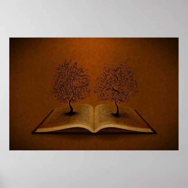 The GiddyUp Tree and The Bickham Script Tree Poster (Front)