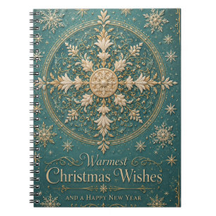 The Gilded Frost Mandala Notebook