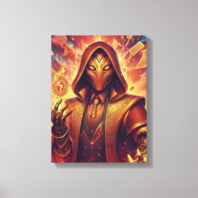 The Gilded Illusionist Canvas Print (Front)