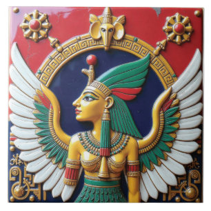 The Gilded Reign of Nephthys Tile