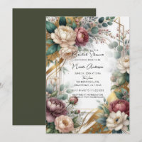 The Gilded Secret Garden Floral Glam Bridal Shower