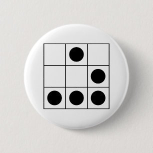 "The Gilder" Hacker Emblem 2 Inch Round Button