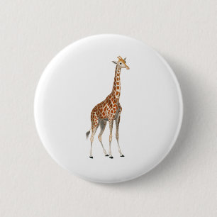 The Giraffe 2 Inch Round Button