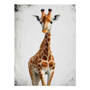 The giraffe  poster