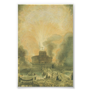 The Girandola at the Castel Sant'Angelo Photo Print