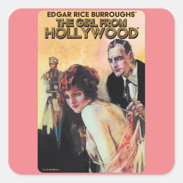 The Girl from Hollywood Stickers (Front)