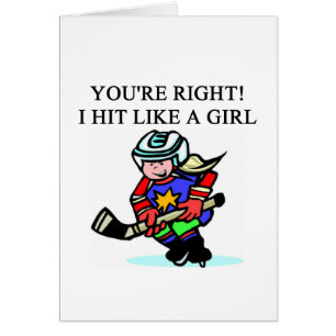 the girl hockey player