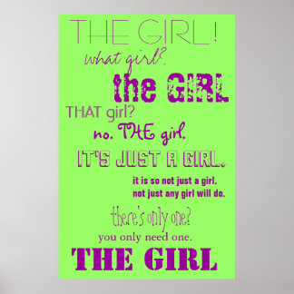The Girl Poster