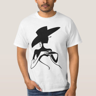 The girl vogue cute black white cindy T-Shirt