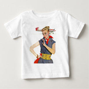 The Girl Who Stole Airplanes Baby T-Shirt
