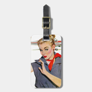 The Girl Who Stole Airplanes Luggage Tag