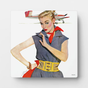 The Girl Who Stole Airplanes Plaque