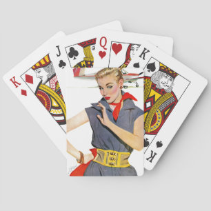 The Girl Who Stole Airplanes Playing Cards