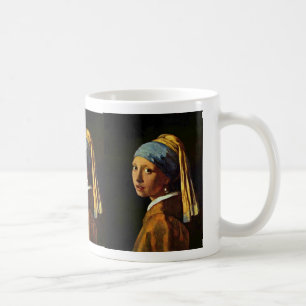 The Girl With A Pearl Earring., By Johannes Verme Coffee Mug