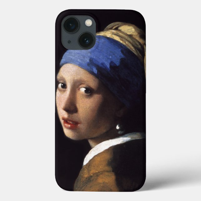 The Girl With A Pearl Earring by Johannes Vermeer Case-Mate iPhone Case (Back)