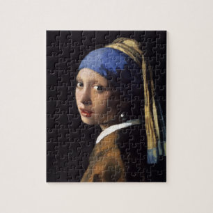 The Girl With A Pearl Earring by Johannes Vermeer Jigsaw Puzzle