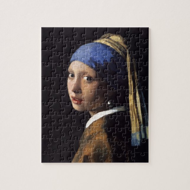 The Girl With A Pearl Earring by Johannes Vermeer Jigsaw Puzzle (Vertical)
