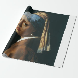 The Girl with a Pearl Earring Wrapping Paper