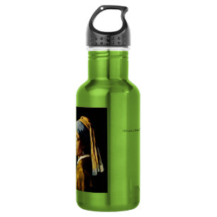 The Girl with a Turban/Girl with the Pearl Earring 532 Ml Water Bottle