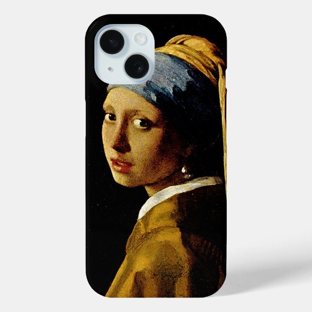 The Girl with a Turban/Girl with the Pearl Earring Case-Mate iPhone Case (Back)