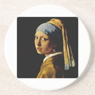 The Girl with a Turban/Girl with the Pearl Earring Coaster
