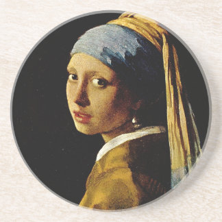 The Girl with a Turban/Girl with the Pearl Earring Coaster