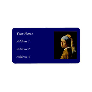 The Girl with a Turban/Girl with the Pearl Earring Label