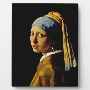 The Girl with a Turban/Girl with the Pearl Earring Plaque