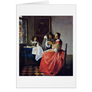 The Girl With A Wineglass. By Johannes Vermeer