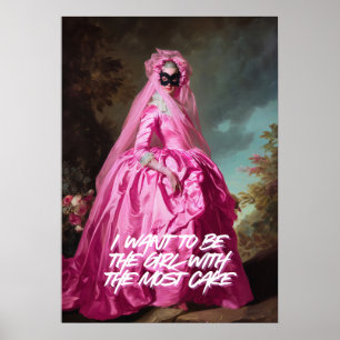 "The Girl With The Most Cake" Poster