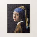 The Girl With The Pearl Earring by Johannes Vermee Jigsaw Puzzle<br><div class="desc">A very beautiful and famous picture</div>