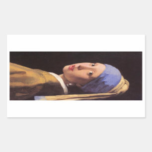 The girl with the pearl earring by Vermeer Sticker
