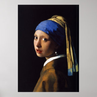 The Girl With The Pearl Earring Johannes Vermeer Poster