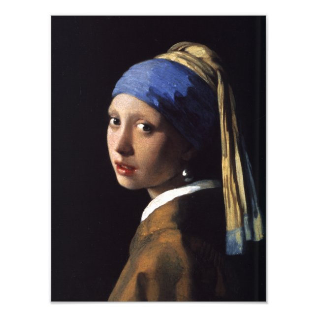 The Girl With The Pearl Earring Photo Print (Front)