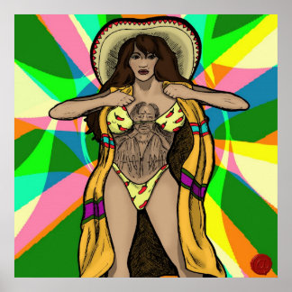 The Girl with the Trejo Tattoo Poster