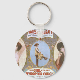 The Girl with the Whooping Cough Retro Theatre Keychain