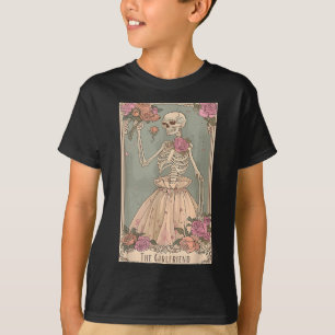 The Girlfriend Tarot Card Couple Skeleton Gothic H T-Shirt