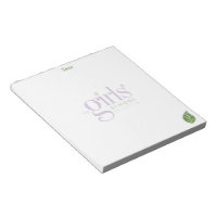 The Girls' School of Austin Logo and Leaf Notepad