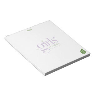 The Girls' School of Austin Logo and Leaf Notepad