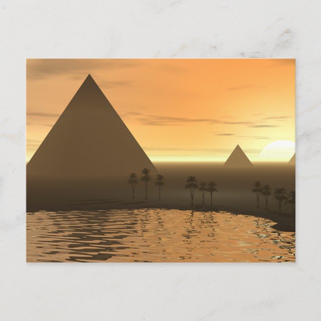 The Giza Necropolis Postcard (Front)